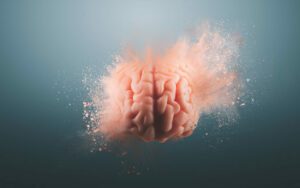 brain reverberating with energy from phospatidylcholine