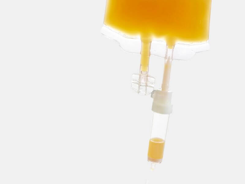 Orange Immune IV Therapy Bag