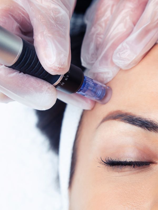 Microneedling with exosomes.